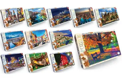 Пазли - 500 елм. - C500-11-01,02,03,04...12 серія 11 DANKO купити