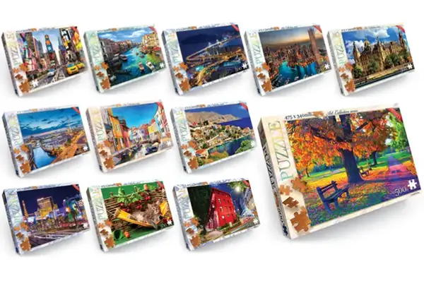 Пазли - 500 елм. - C500-11-01,02,03,04...12 серія 11 DANKO купити