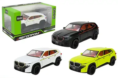 Машина AP74239 BMW XM 1:32 батарейки, світло, звук, відкриваються двері, р.19.5x9x9 см АВТОПРОМ купити