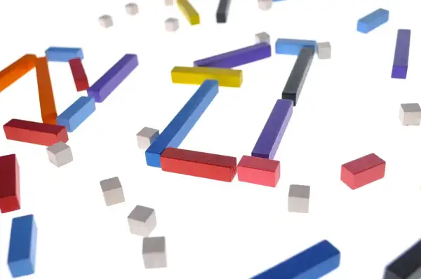 Розвиваюча дерев'яна гра QB700-003 "Палички для лічби" НУШ 56 дет. qbee купити недорого в Україні, фото 3