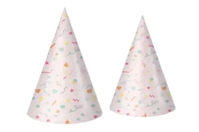 Ковпачок паперовий Твоя Забава "Конфеті" рожевий 10 шт купити