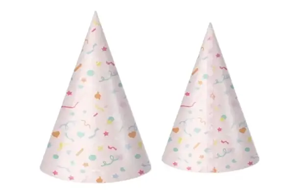 Ковпачок паперовий Твоя Забава "Конфеті" рожевий 10 шт купити