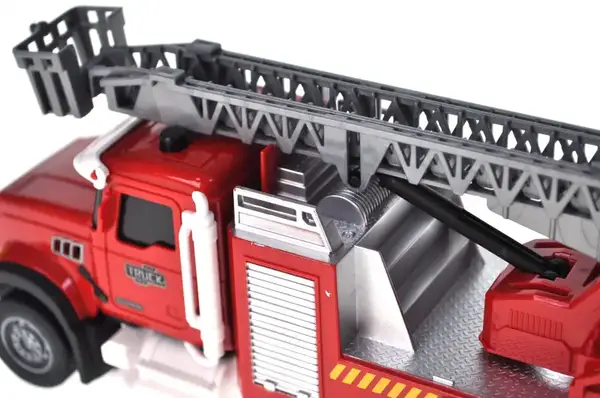 Машина інерційна YM-9921B "Пожежна" озвучена, зі світлом, з парою, в коробці р.24x9,5x13 см YG Toys купити недорого в Україні, фото 3