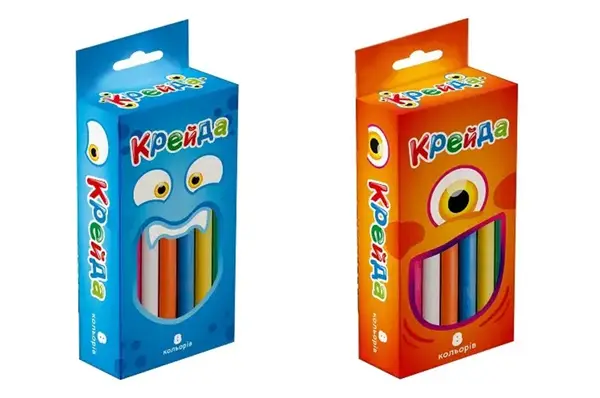 Крейда Маленька кругла - 8 штук різнокольорова Strateg купити