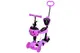 Самокат SCOOTER 5in1 з сидінням і батьківською ручкою, рожевий СПОРТ 4115 р.72.5*55*25 купити недорого в Україні, фото 10869