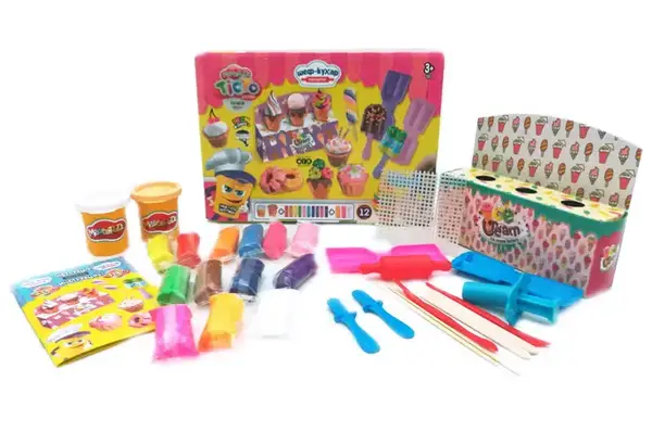 Набір для ліплення з тістом TMD-10-03U "Master Do: ШЕФ-КУХАР КОНДИТОР" середній, в коробці DANKO купити