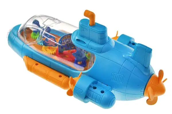 Підводний човен на батарейках, озвучений, зі світлом, в коробці 286-39 р.26*7*12см купити недорого в Україні, фото 5