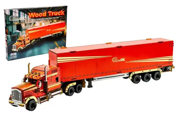Конструктор Puz-00952 "Wood Truck", дерев'яний PuzzleOk купити