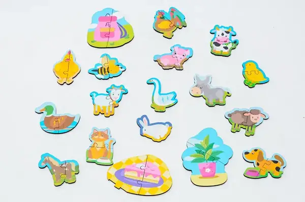 Пазл магнітний Puz-22930 "Тваринки", дерев'яний PuzzleOk купити недорого в Україні, фото 4