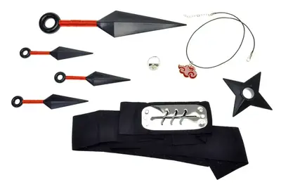 Набір аніме NARUTO 8в1 з кільцем Хідана "Три рівня" NAR-04 купити