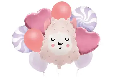 Набір з 9 повітряних кульок 21059 "Лама" ТМ "Твоя Забава" купити