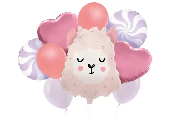 Набір з 9 повітряних кульок 21059 "Лама" ТМ "Твоя Забава" купити