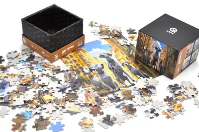 Пазли - 160 елм. - QB500-005 "Чотири далматинці" qbee купити