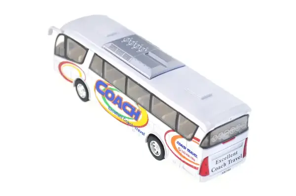 Модель автобус KS7101W COACH 7'' металевий, інерція, відкриваються двері, 4 кольори, коробка купити недорого в Україні, фото 3