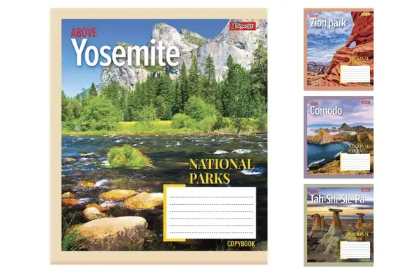 Зошит 96 аркушів лінійка в асортименті YES/1 Вересня купити