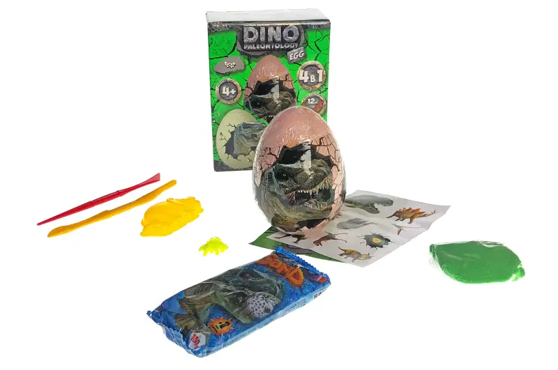 Набір для проведення розкопок "Dino Paleontology. EGG" 4 в 1 DP-03-01 DANKO купити
