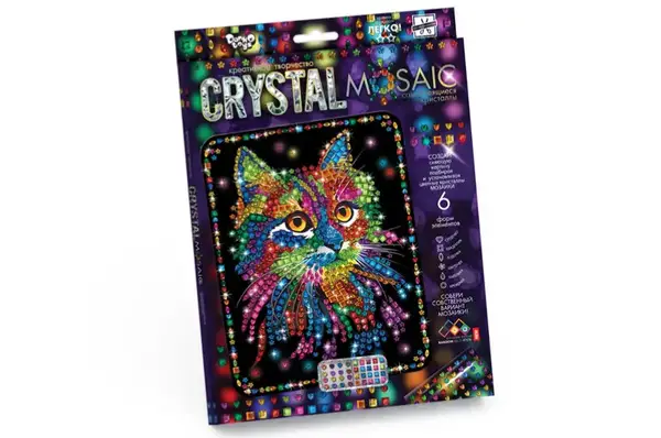 Набір для творчості CRM-01-01,02,03,04...10 "CRYSTAL MOSAIC" DANKO купити недорого в Україні, фото 6