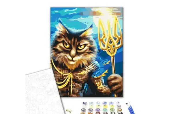 Картина за номерами: Котик український Нептун BS53123 р. 40*50 см. Brushme купити