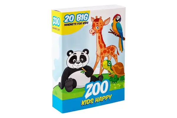 Набір магнітів ML4031-01EN "Щасливі Діти Зоо" англійською мовою Масік купити недорого в Україні, фото 4