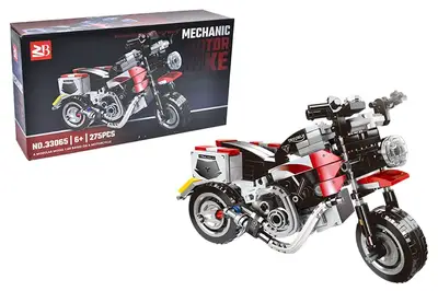 Конструктор 33065 "Мотоцикл" 275 дет. в коробці р.26x7x14 см YG Toys купити