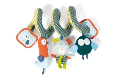 Брязкальце WD210217 тваринки м'яке спіраль пищалка,дзвіночок.кор.26*9*18 купити