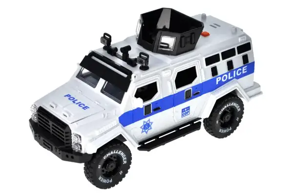 Машина поліція RJ9808A інерційна, озвучена, зі світлом, в коробці YG Toys купити недорого в Україні, фото 2