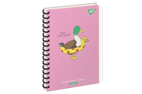 Зошит для записів YES В6 144 арк. пласт. обкл. Duck купити