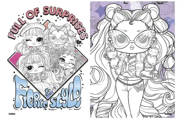 Розмальовка зі стікерами Tweens Ali Dance LCB9 IDEYKA купити недорого в Україні, фото 3