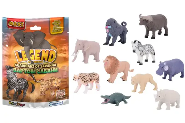 Стретч-іграшка у вигляді тварини 101/CN24 – ВАРТОВІ САВАНИ (у диспл) #SBABAM купити