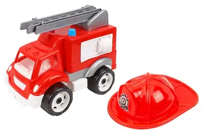 Машина 3978 "Титан. Пожежна" з каскою ТЕХНОК купити