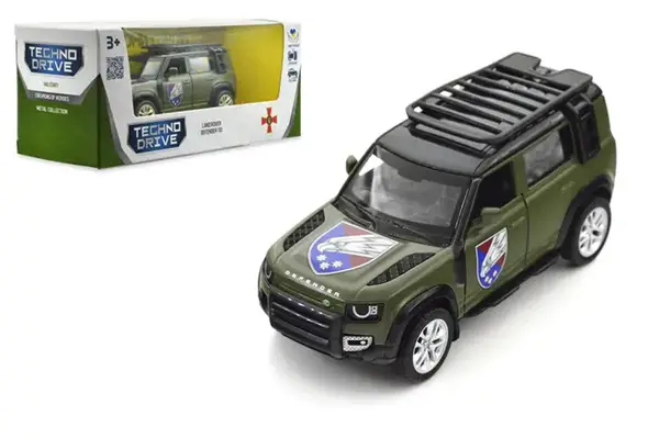 Машина 250289M "LAND ROVER DEFENDER 110 Шеврони Героїв 25 ОПДБР" TECHNODRIVE купити