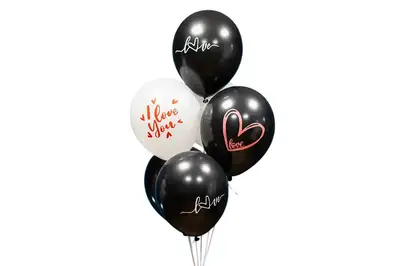 Латексні повітряні кульки 12" (30см.) 13333 "Love" асорті ТМ "Твоя Забава" 50шт. купити