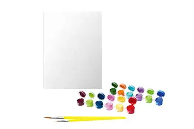 Набір для розпису по номерах 30x40 см KHO3291 "Різнокольорові троянди" Ideyka купити