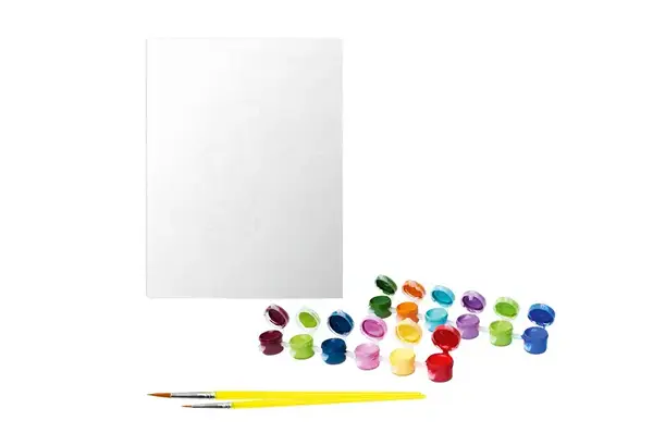 Набір для розпису по номерах 30x40 см KHO3291 "Різнокольорові троянди" Ideyka купити недорого в Україні, фото 2