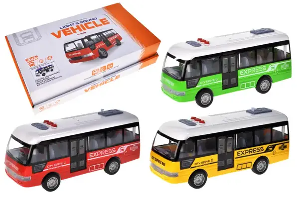 Автобус інерційний YM-9907F на батарейках, в дисплеї 6 шт. р.39,6x9x21,8 см YG Toys купити