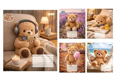 Зошит 24 Клітинка 768974 "Bear stories" 1Вересня купити