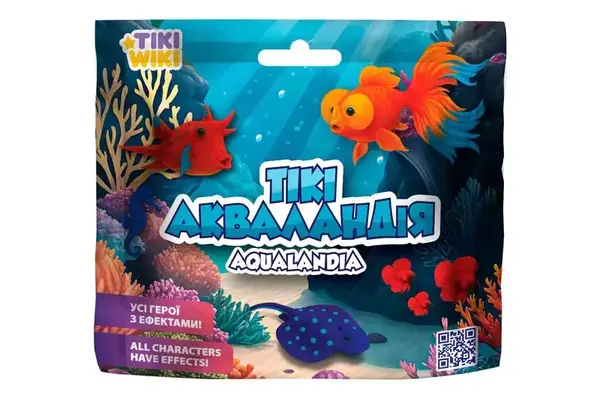 Стретч-іграшка у вигляді тварини SQ001 TIKI WIKI – ТІКІ АКВАЛАНДІЯ (у диспл.) купити недорого в Україні, фото 3