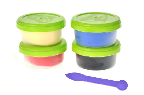 Набір для ліплення з легким пластиліном 7000218 в стаканах, 9 кольорів LOVIN купити недорого в Україні, фото 2