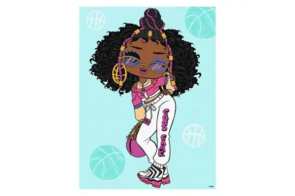 Набір для розпису по номерах для дітей "L.O.L. Surprise! Tweens Hoops Cutie" 30х40 см. KHO6285 IDEYKA купити