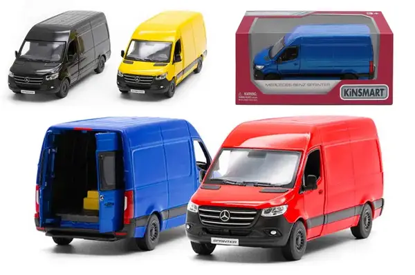 Модель автобус KT5426W металевий, інерційний,відкриваються двері Kinsmart купити