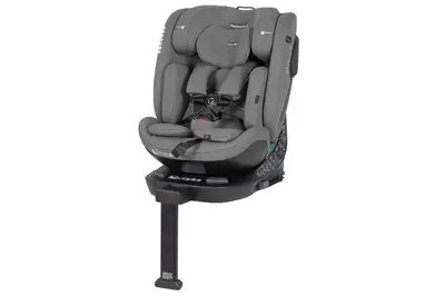 Автокрісло CRL-15101 "Meteorit F" Seashell Grey 40-150 см, i-Size, ISOFIX, з поворотом, опорна стійка CARRELLO купити