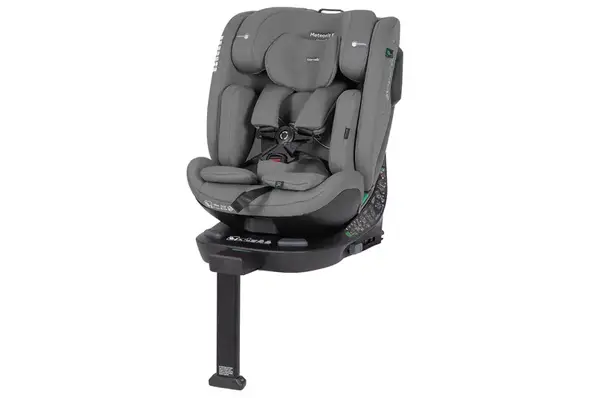 Автокрісло CRL-15101 "Meteorit F" Seashell Grey 40-150 см, i-Size, ISOFIX, з поворотом, опорна стійка CARRELLO купити