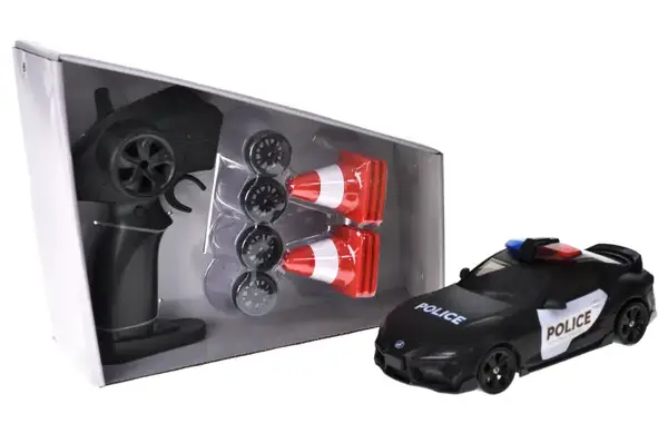 Машина на радіокеруванні 93228 "Поліція" дрифт, змінні колеса, акумулятор, в коробці р.25x11x25 см YG Toys купити недорого в Україні, фото 2