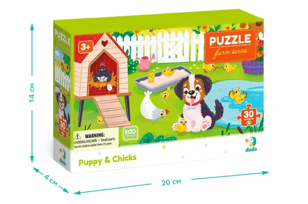Пазли - 30 елм. - 300681 "Песик і курчата" DoDo купити недорого в Україні, фото 3