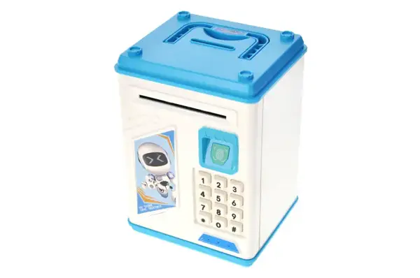 Скарбничка-сейф музика, світло, пароль, імітація відбитка 19,5*14*13см B21 купити недорого в Україні, фото 8