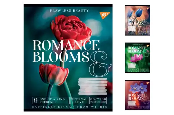 Зошит 96 аркушів клітинка в асортименті YES/1 Вересня купити