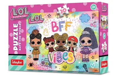 Гра-головоломка. Набір пазлів LP30-005 L.O.L Surprise! Rave The Worlds, 30 елементів IDEYKA купити