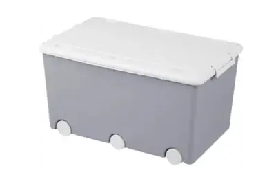 Контейнер з кришкою 58x38x33 см PW-001-106 сірий TEGA купити