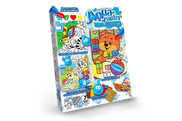 Набір для творчості AQP-01-01U,02U,03U...09U "AQUA PAINTER" DANKO купити недорого в Україні, фото 5