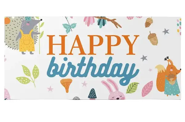 Подарунковий конверт 17345 "Happy Birthday звірята "1шт. Твоя Забава купити